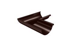 SIBA Coin intérieur brun chocolat Ral 8017 125mm